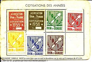 155  Carte Rhin et Danube verso